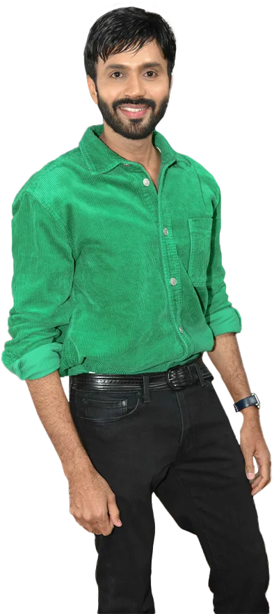 famous kannada actor Smiling star Adarsh Gunduraj in sandalwood kannada film industry